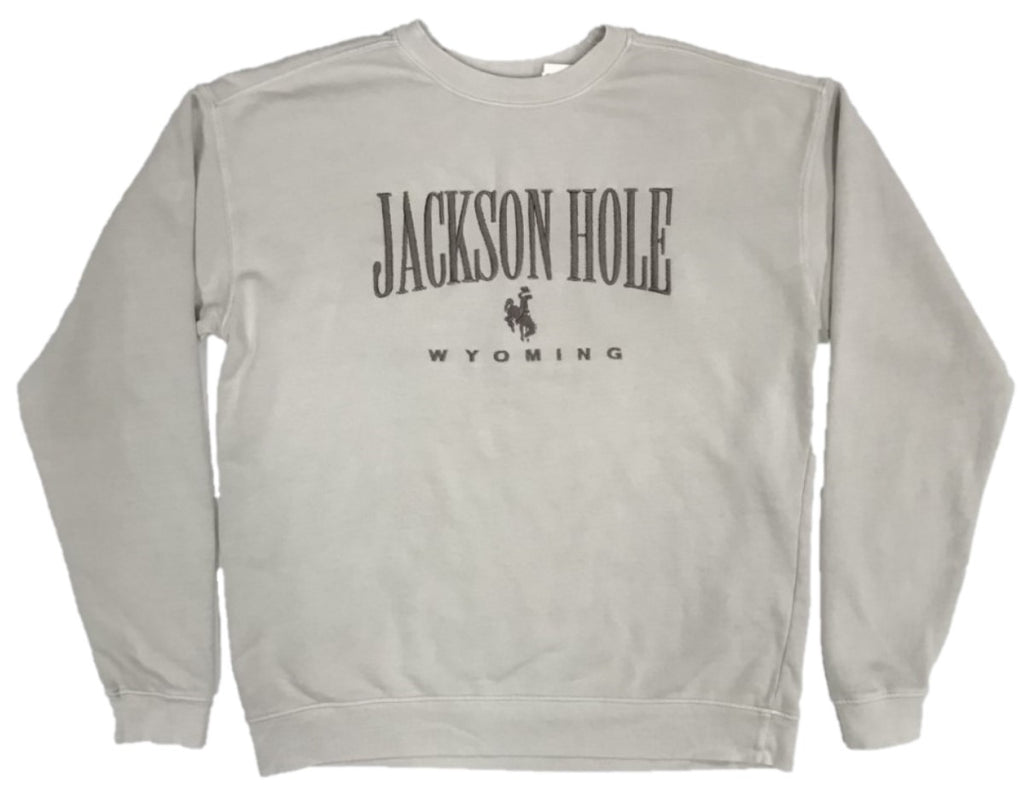 Deliberate Bronco Embroidered Crewneck
