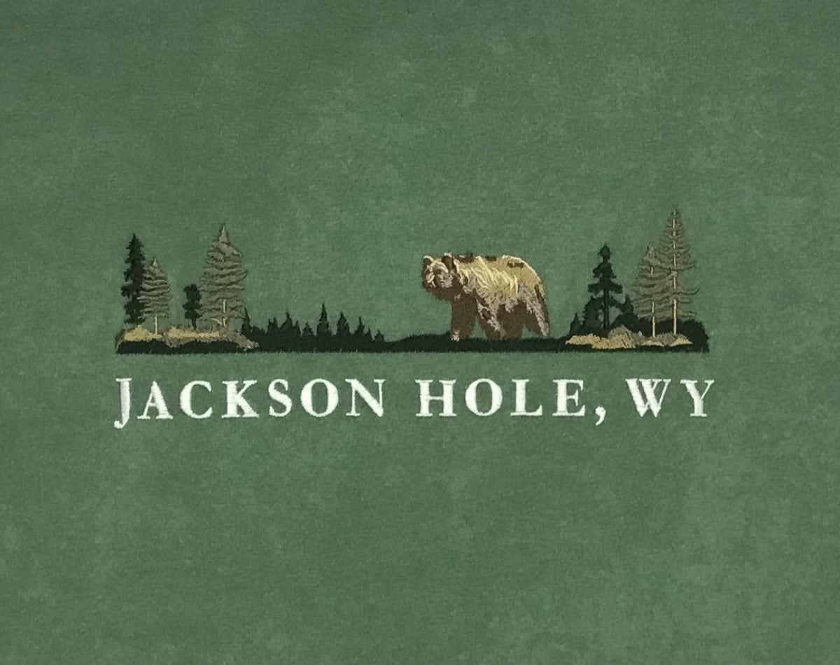 Foundary Bear/Pines Embroidery