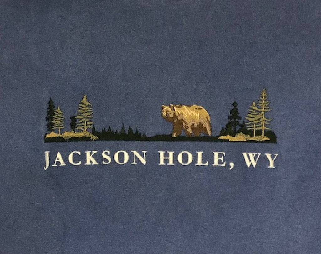 Foundary Bear/Pines Embroidery