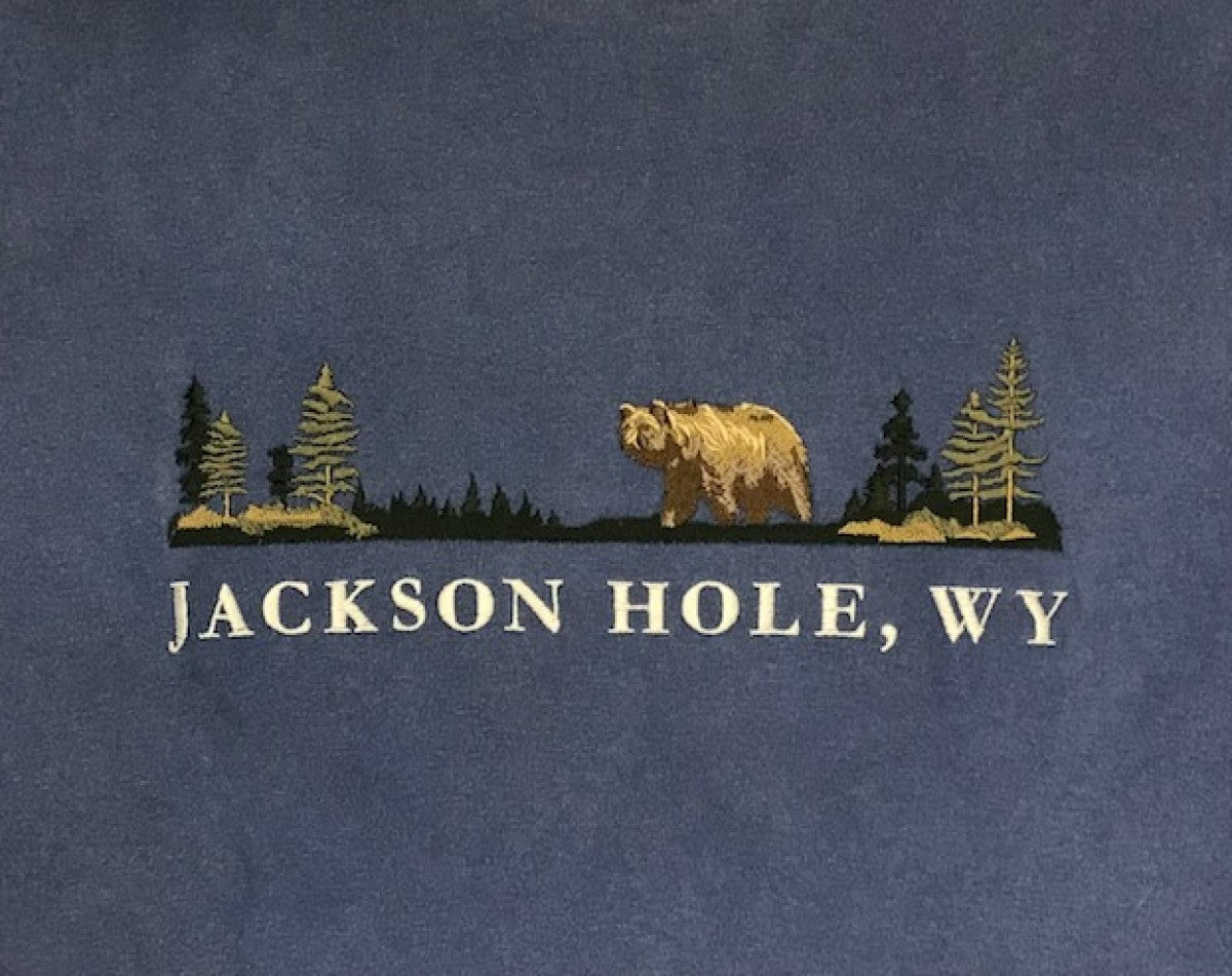 Foundary Bear/Pines Embroidery