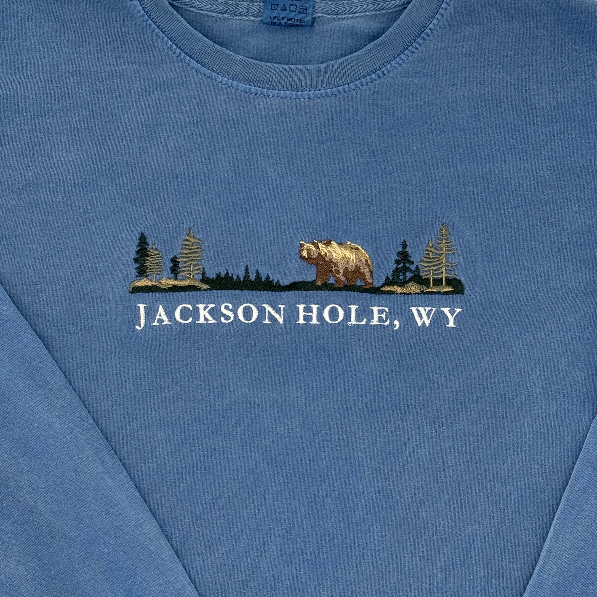 Longsleeve Foundary Bear/Pines Embroidery