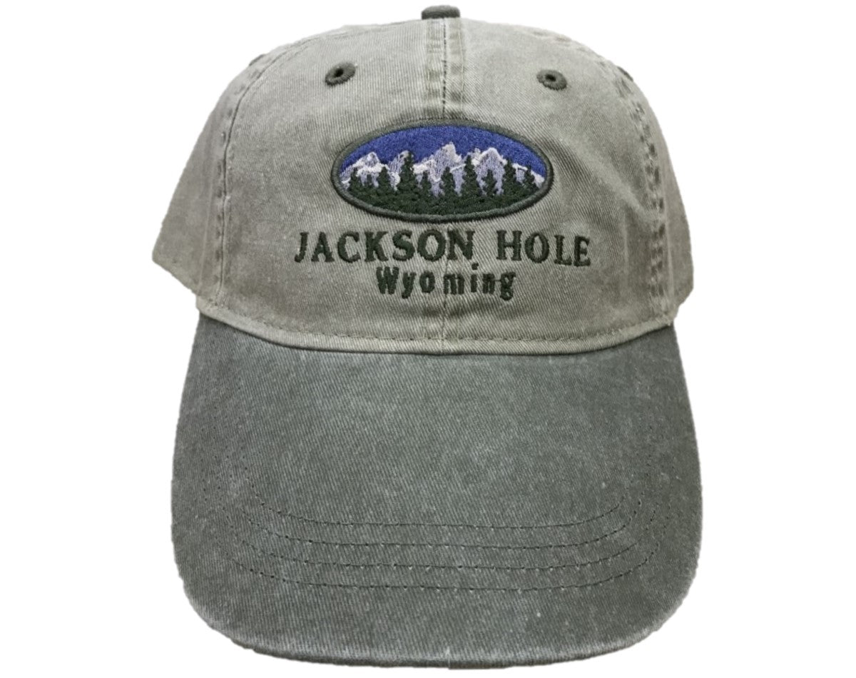 Mountain and Trees Oval Hat