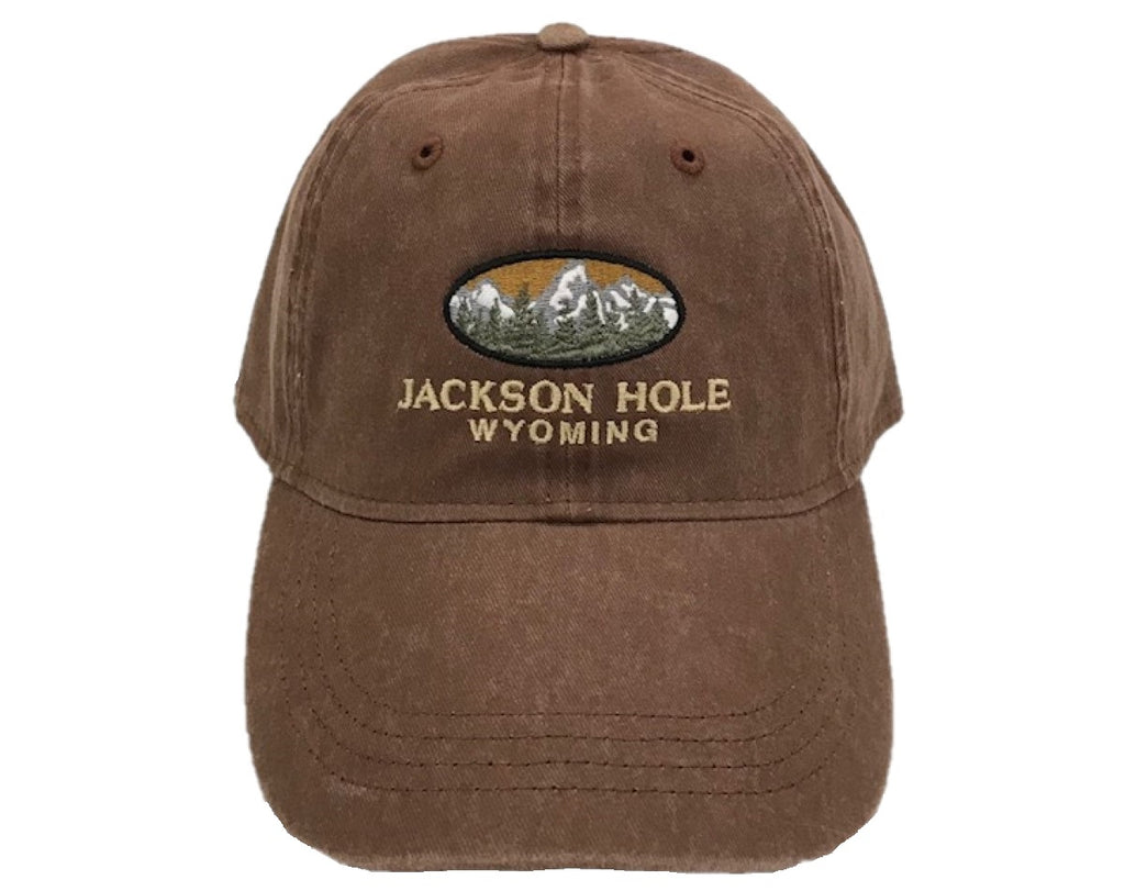 Mountain and Trees Oval Hat