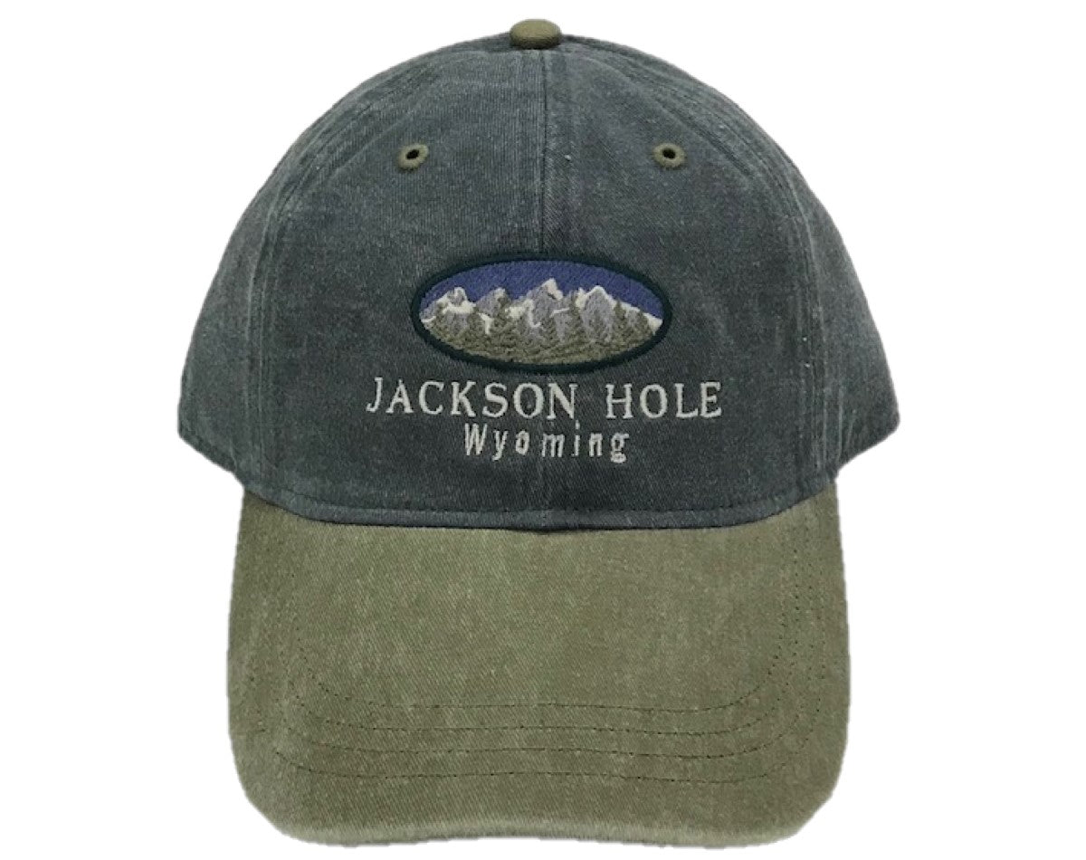 Mountain and Trees Oval Hat