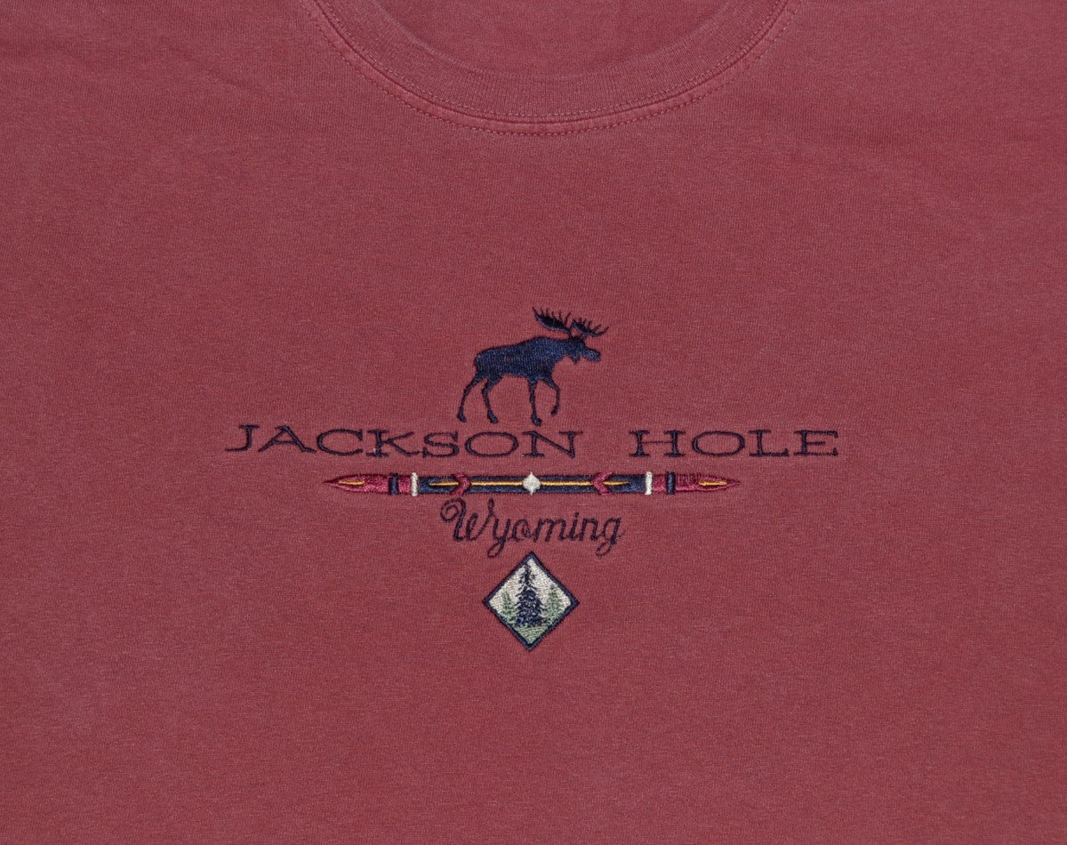 Native Moose Embroidered