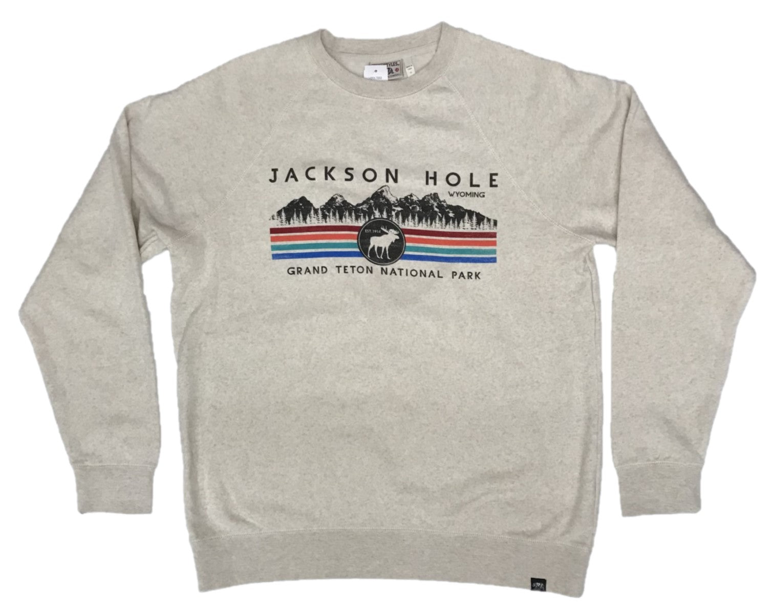 Short Wave Moose Crewneck