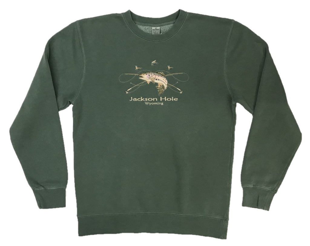 Trout Embroidery Crewneck