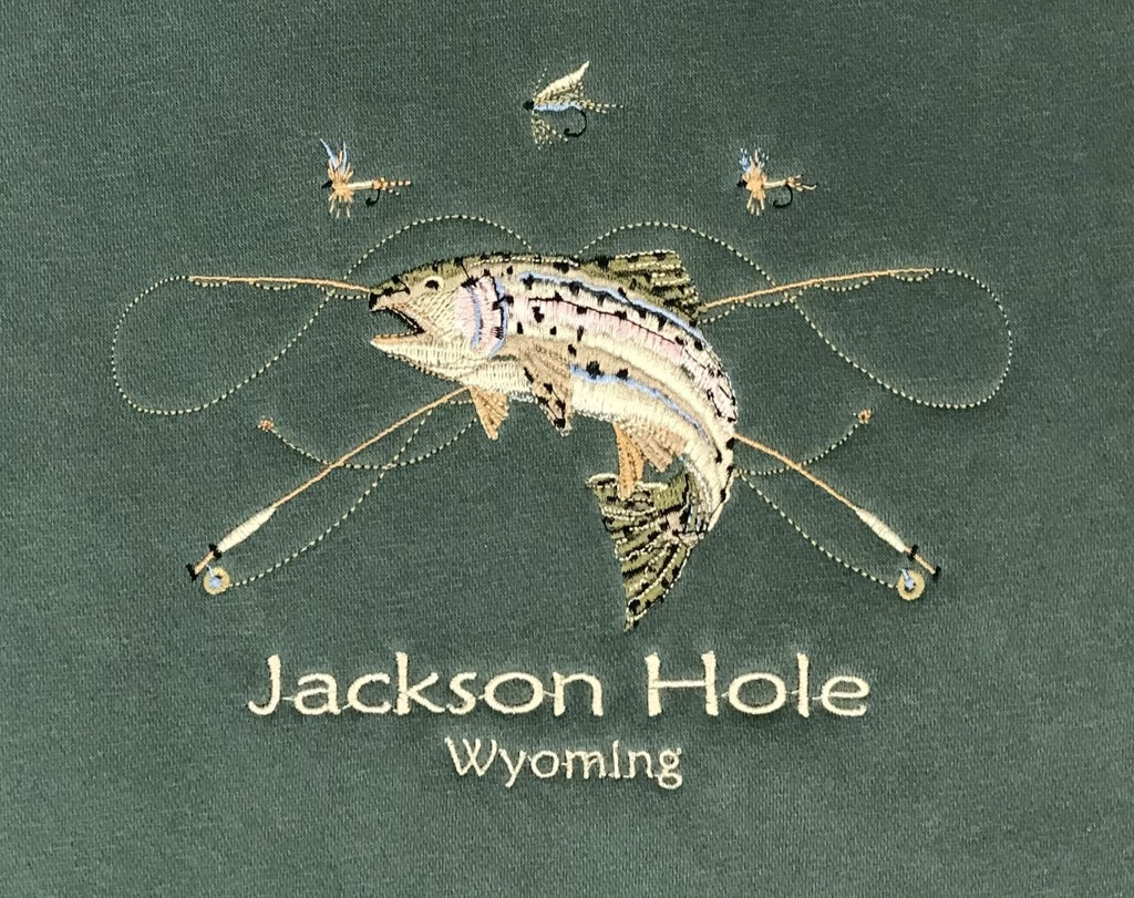 Trout Embroidery Crewneck