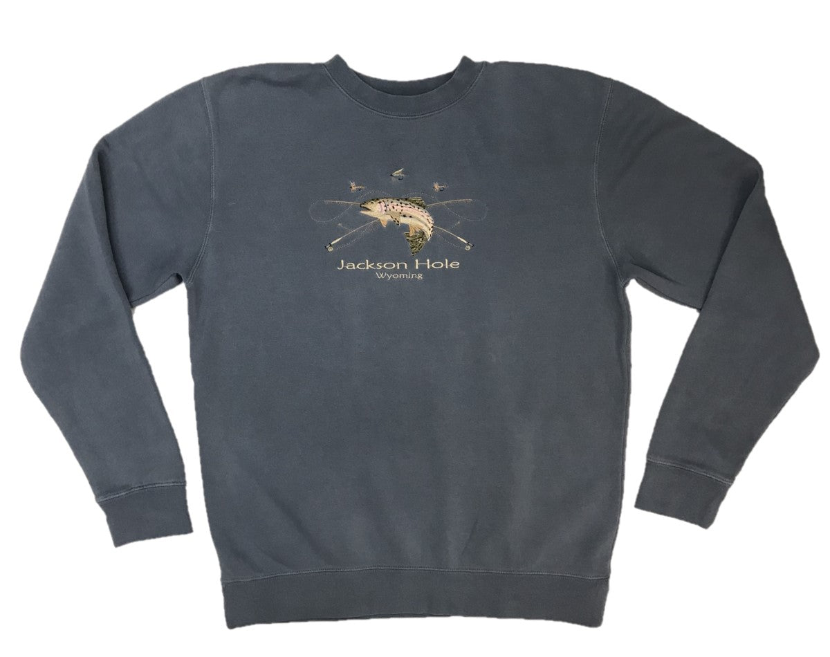 Trout Embroidery Crewneck