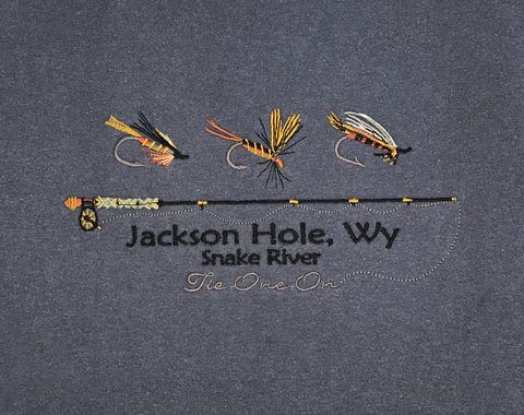 Tie One On Embroidered