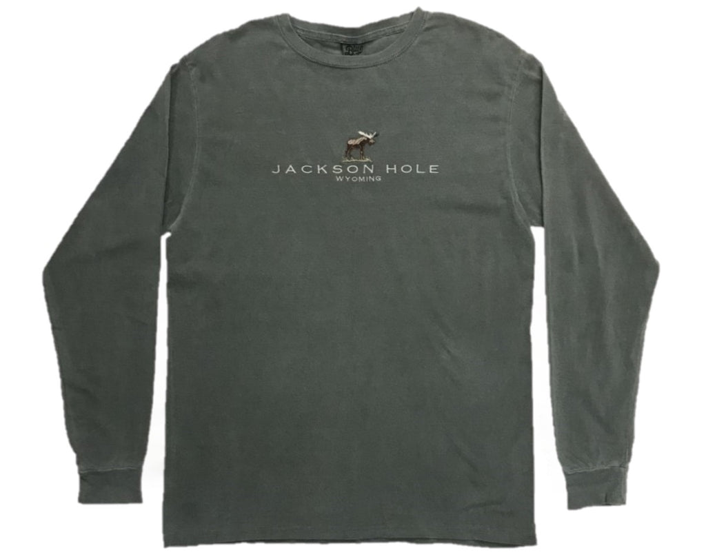 Long Sleeve Unrefuted Moose Embroidery