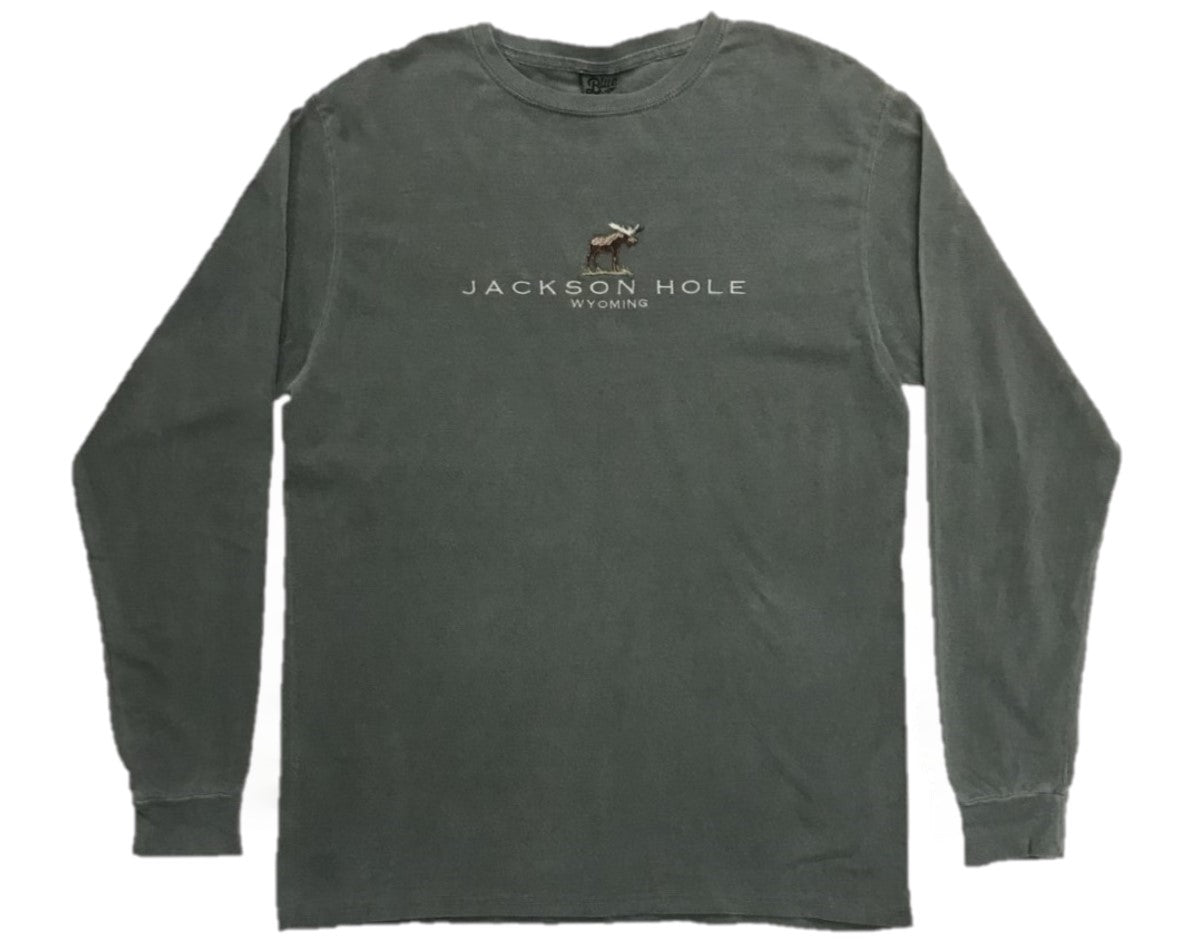 Long Sleeve Unrefuted Moose Embroidery