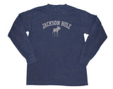 Long-Sleeve Distress Arch Moose
